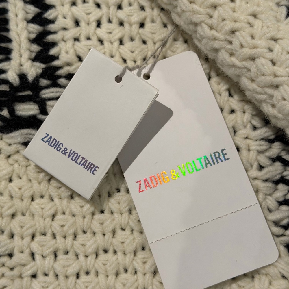 Zadig & Voltaire Ask For Love Open Cardigan Womens Med/large - Picture 10 of 12
